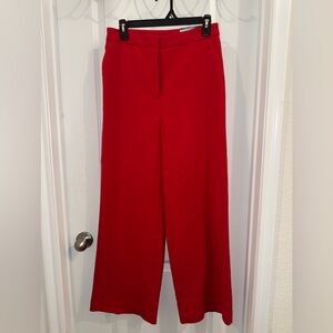 Worthington Vibrant Red Wide-Leg Pants